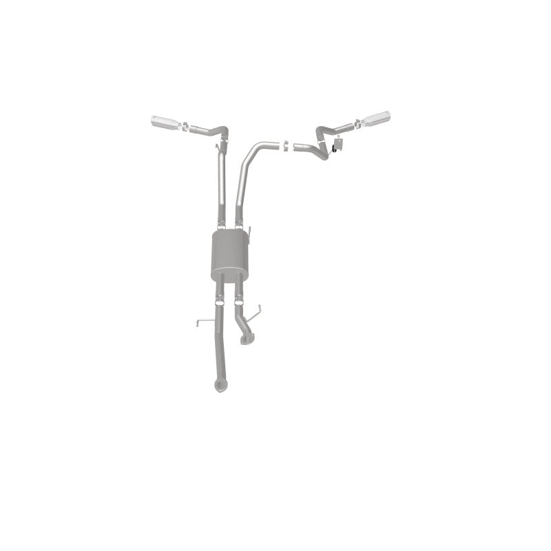 MagnaFlow Cat-Back Exhaust - Toyota Tundra 4.6L / 5.7L V8 2009-2021 - Double Cab Long Bed / CrewMax Short Bed - 2.5in Dual Split Rear Exit 4in Tips, view 25