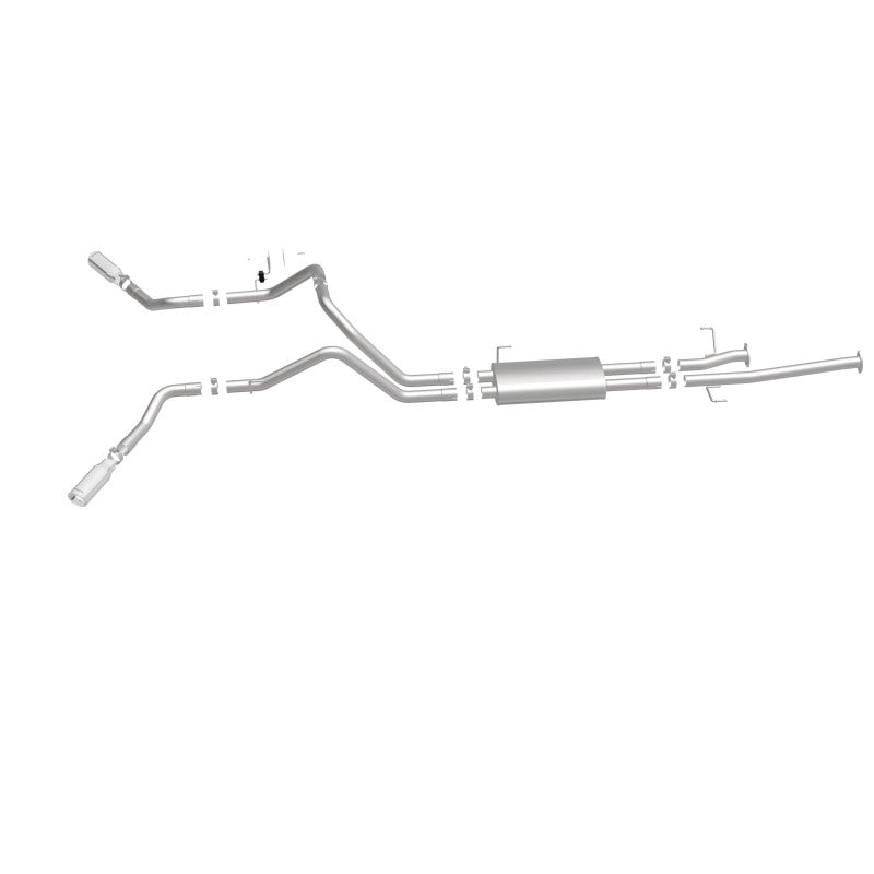 MagnaFlow Cat-Back Exhaust - Toyota Tundra 4.6L / 5.7L V8 2009-2021 - Double Cab Long Bed / CrewMax Short Bed - 2.5in Dual Split Rear Exit 4in Tips, view 26
