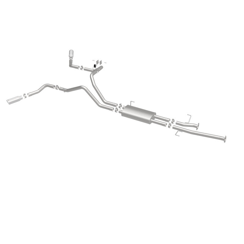 MagnaFlow Cat-Back Exhaust - Toyota Tundra 4.6L / 5.7L V8 2009-2021 - Double Cab Long Bed / CrewMax Short Bed - 2.5in Dual Split Rear Exit 4in Tips, view 28