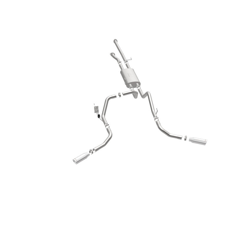 MagnaFlow Cat-Back Exhaust - Toyota Tundra 4.6L / 5.7L V8 2009-2021 - Double Cab Long Bed / CrewMax Short Bed - 2.5in Dual Split Rear Exit 4in Tips, view 37