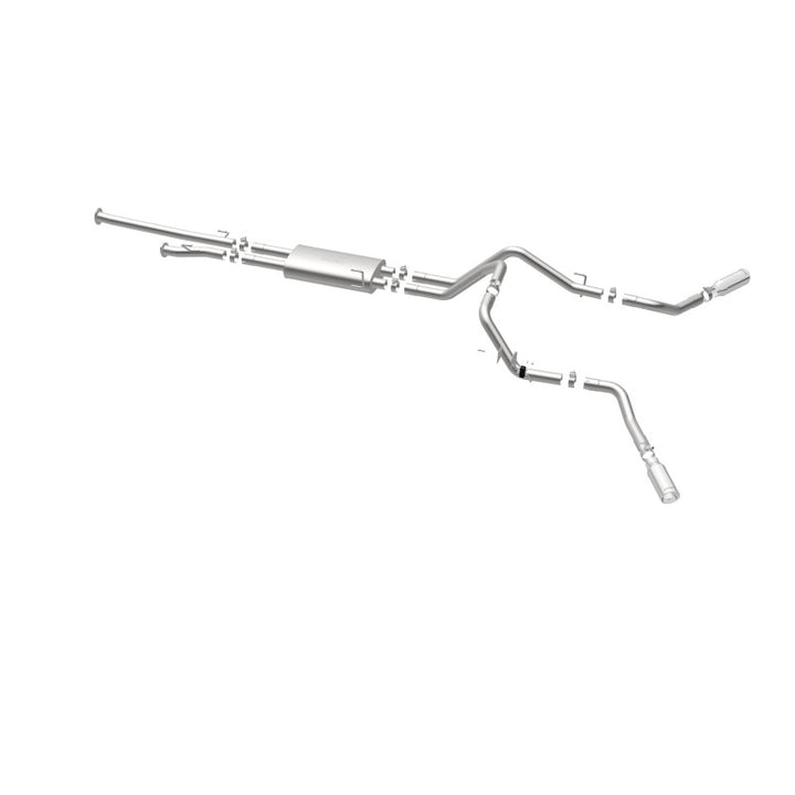 MagnaFlow Cat-Back Exhaust - Toyota Tundra 4.6L / 5.7L V8 2009-2021 - Double Cab Long Bed / CrewMax Short Bed - 2.5in Dual Split Rear Exit 4in Tips, view 42