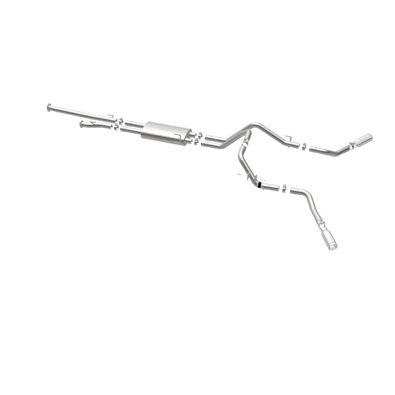 MagnaFlow Cat-Back Exhaust - Toyota Tundra 4.6L / 5.7L V8 2009-2021 - Double Cab Long Bed / CrewMax Short Bed - 2.5in Dual Split Rear Exit 4in Tips, view 42