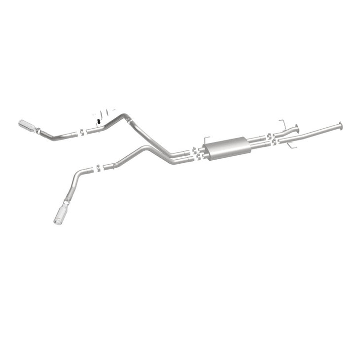 MagnaFlow Cat-Back Exhaust - Toyota Tundra 4.6L / 5.7L V8 2009-2021 - Double Cab Long Bed / CrewMax Short Bed - 2.5in Dual Split Rear Exit 4in Tips, view 43