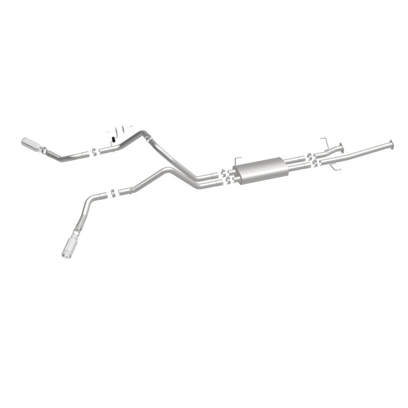 MagnaFlow Cat-Back Exhaust - Toyota Tundra 4.6L / 5.7L V8 2009-2021 - Double Cab Long Bed / CrewMax Short Bed - 2.5in Dual Split Rear Exit 4in Tips, view 43