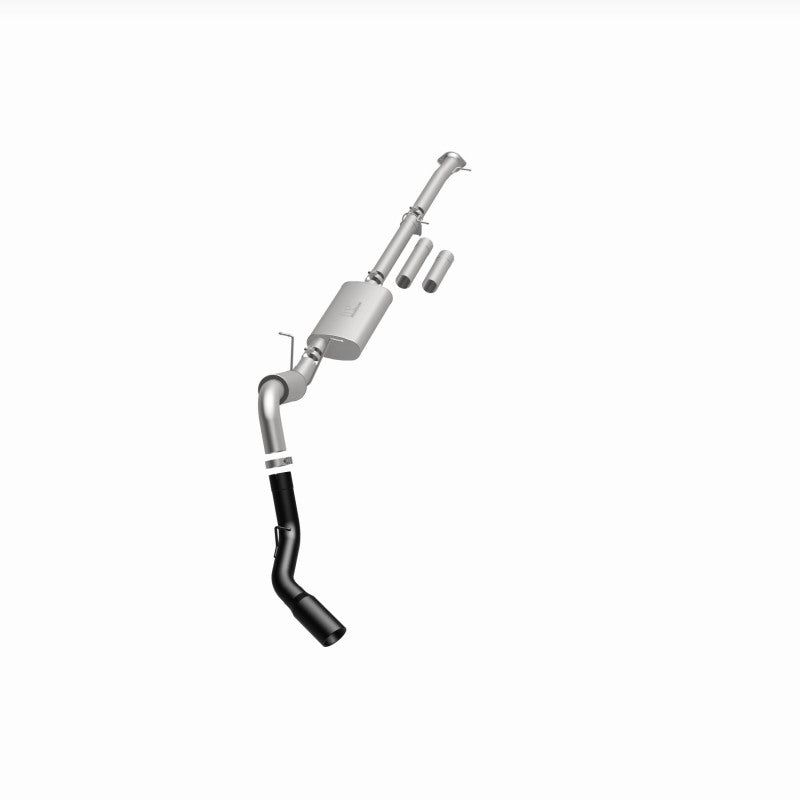 MagnaFlow Cat-Back Exhaust - Chevrolet Silverado / GMC Sierra 2500 HD / 3500 HD 6.0L 2011-2019 - 4in Single Passenger Side Rear Exit with Black Tips, view 14