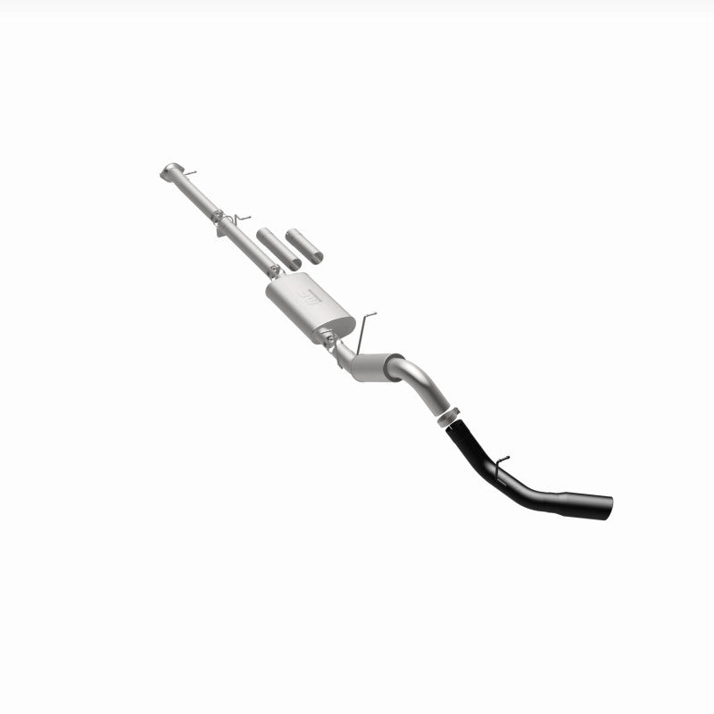 MagnaFlow Cat-Back Exhaust - Chevrolet Silverado / GMC Sierra 2500 HD / 3500 HD 6.0L 2011-2019 - 4in Single Passenger Side Rear Exit with Black Tips, view 19