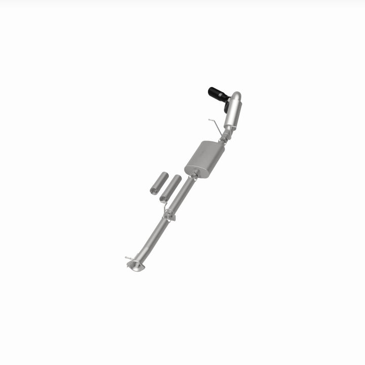 MagnaFlow Cat-Back Exhaust - Chevrolet Silverado / GMC Sierra 2500 HD / 3500 HD 6.0L 2011-2019 - 4in Single Passenger Side Rear Exit with Black Tips, view 26