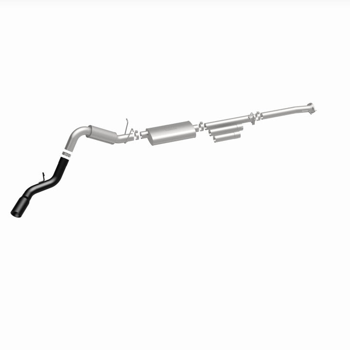 MagnaFlow Cat-Back Exhaust - Chevrolet Silverado / GMC Sierra 2500 HD / 3500 HD 6.0L 2011-2019 - 4in Single Passenger Side Rear Exit with Black Tips, view 39
