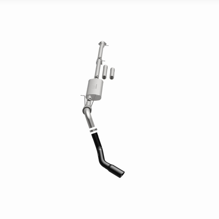 MagnaFlow Cat-Back Exhaust - Chevrolet Silverado / GMC Sierra 2500 HD / 3500 HD 6.0L 2011-2019 - 4in Single Passenger Side Rear Exit with Black Tips, view 40