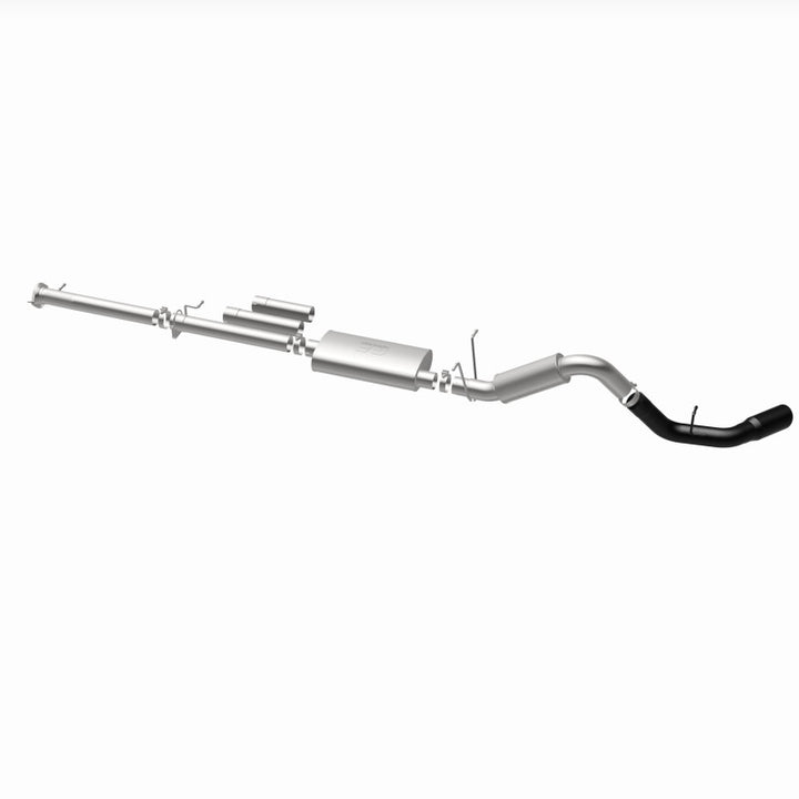 MagnaFlow Cat-Back Exhaust - Chevrolet Silverado / GMC Sierra 2500 HD / 3500 HD 6.0L 2011-2019 - 4in Single Passenger Side Rear Exit with Black Tips, view 41