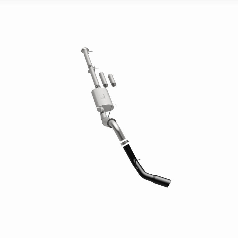 MagnaFlow Cat-Back Exhaust - Chevrolet Silverado / GMC Sierra 2500 HD / 3500 HD 6.0L 2011-2019 - 4in Single Passenger Side Rear Exit with Black Tips, view 42