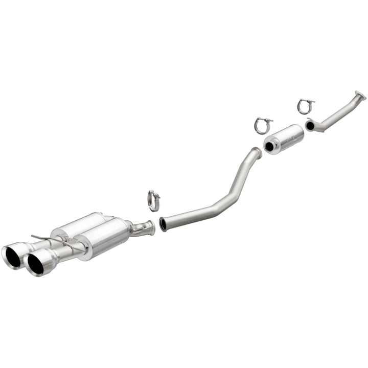 MagnaFlow Cat-Back Exhaust - Honda Civic Si 1.5L 2017-2020 - 409 Stainless Single Exit with Polished 4.5in Dual Tips