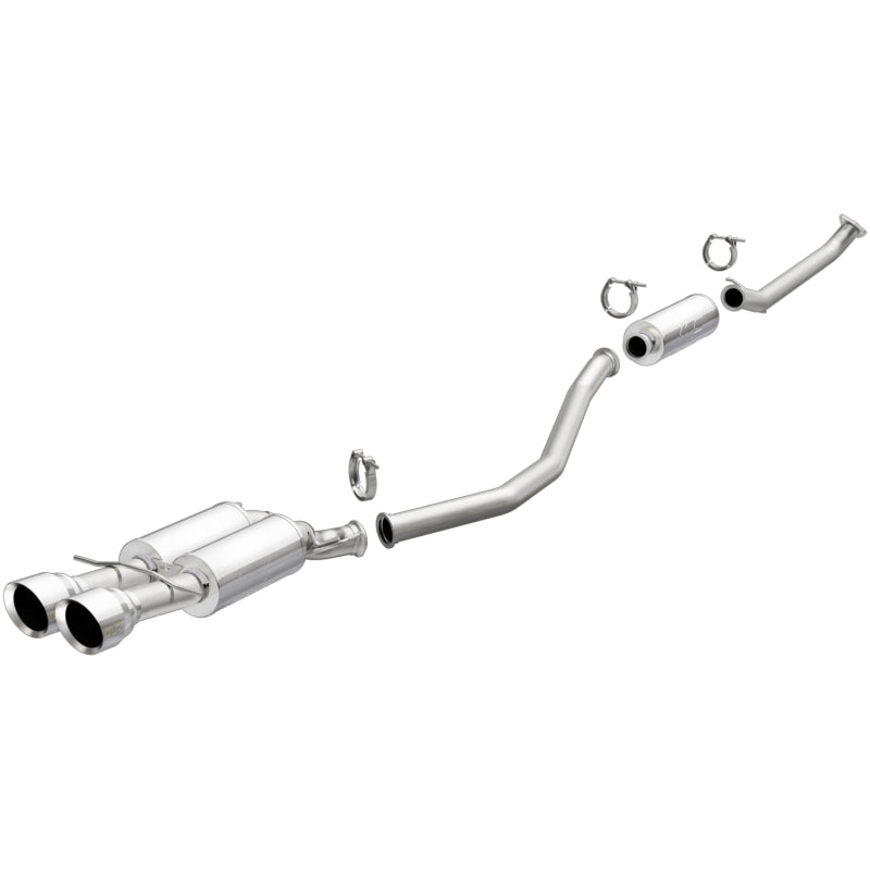 MagnaFlow Cat-Back Exhaust - Honda Civic Si 1.5L 2017-2020 - 409 Stainless Single Exit with Polished 4.5in Dual Tips