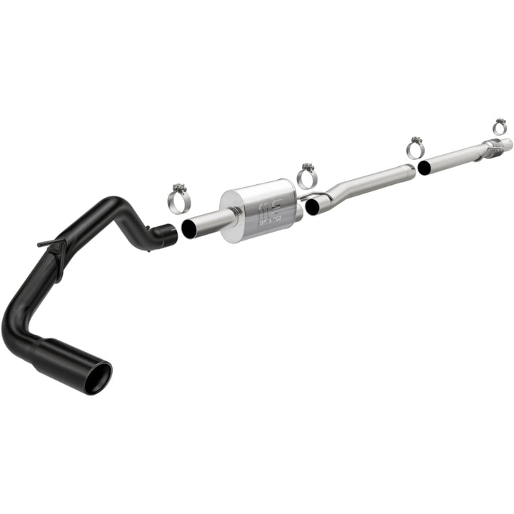 MagnaFlow Cat-Back Exhaust - Ford Ranger 2.3L EcoBoost 2019-2023 - Black Coated Stainless