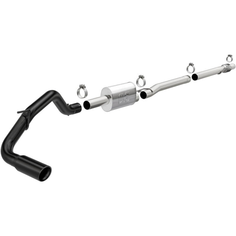 MagnaFlow Cat-Back Exhaust - Ford Ranger 2.3L EcoBoost 2019-2023 - Black Coated Stainless