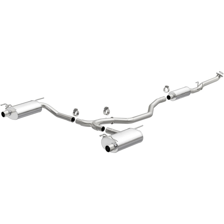 MagnaFlow CatBack Honda Accord 2018 L4 2.0LGAS 2.5in Dual Outlet Stainless Street Series Exhaust