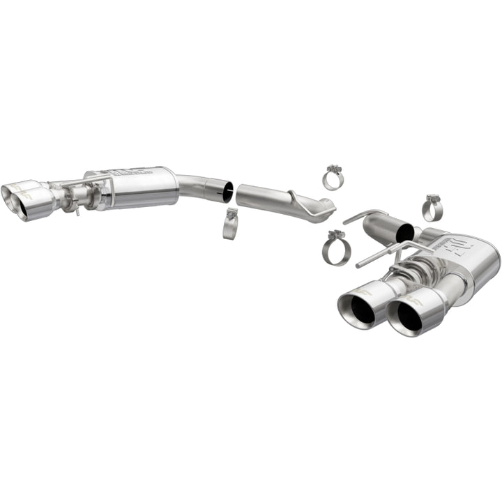 MagnaFlow Competition Series Axle-Back Exhaust - Ford Mustang GT 5.0L 2018-2023 - Quad Polished 4in Tips