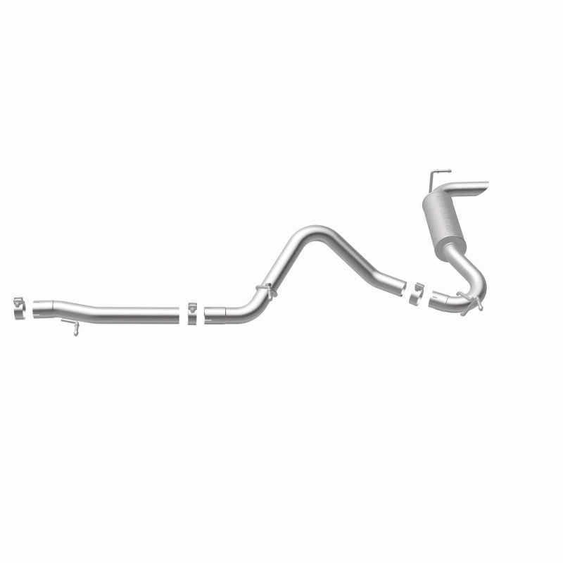 MagnaFlow Competition Series Cat-Back Exhaust - Jeep Wrangler JK 3.6L 2012-2018 - Single Straight Passenger Side Rear Exit, view 10