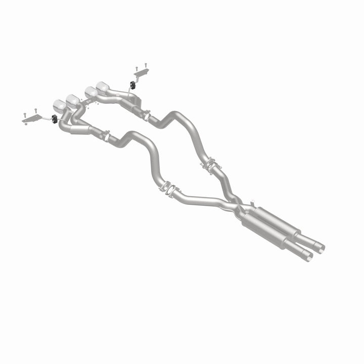 MagnaFlow Competition Series Cat-Back Exhaust - Chevrolet Corvette 5.7L V8 2000-2004 - Quad Center Rear Exit, view 13