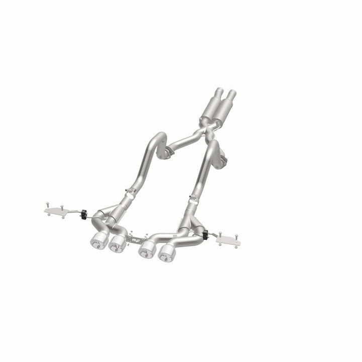 MagnaFlow Competition Series Cat-Back Exhaust - Chevrolet Corvette 5.7L V8 2000-2004 - Quad Center Rear Exit, view 17