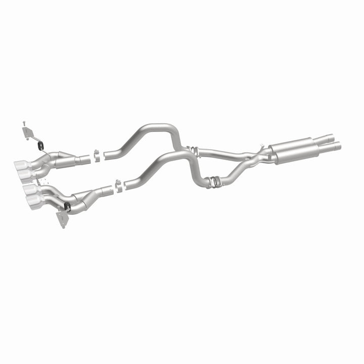 MagnaFlow Competition Series Cat-Back Exhaust - Chevrolet Corvette 5.7L V8 2000-2004 - Quad Center Rear Exit, view 27