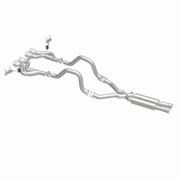 MagnaFlow Competition Series Cat-Back Exhaust - Chevrolet Corvette 5.7L V8 2000-2004 - Quad Center Rear Exit, view 30