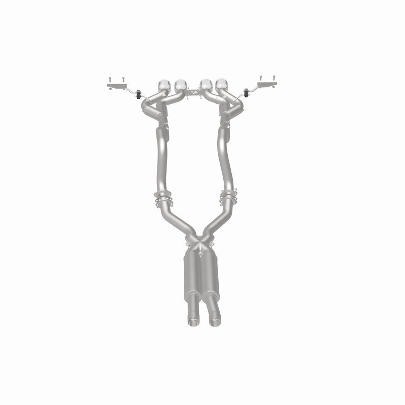 MagnaFlow Competition Series Cat-Back Exhaust - Chevrolet Corvette 5.7L V8 2000-2004 - Quad Center Rear Exit, view 34