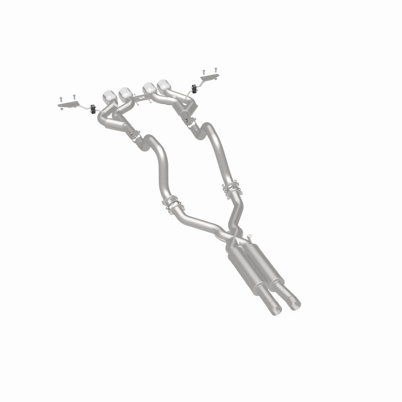 MagnaFlow Competition Series Cat-Back Exhaust - Chevrolet Corvette 5.7L V8 2000-2004 - Quad Center Rear Exit, view 36