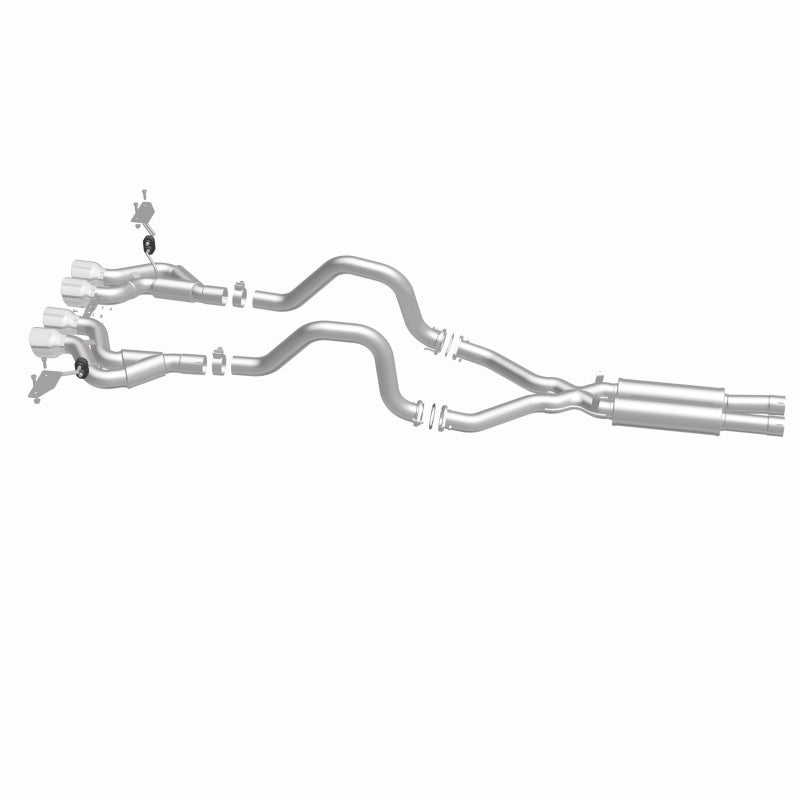 MagnaFlow Competition Series Cat-Back Exhaust - Chevrolet Corvette 5.7L V8 2000-2004 - Quad Center Rear Exit, view 37