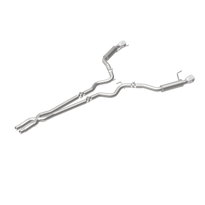 MagnaFlow Competition Series Cat-Back Exhaust - Ford Mustang V6 3.7L 2015-2017 - 2.5in Dual Split Rear Exit with Polished 4.5in Tips, view 10