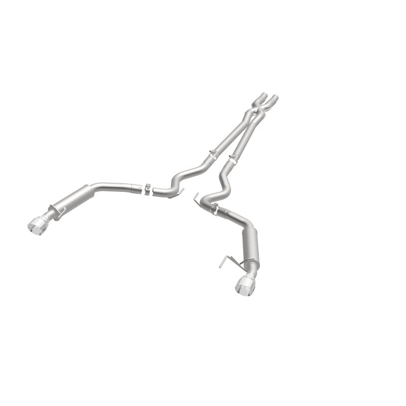 MagnaFlow Competition Series Cat-Back Exhaust - Ford Mustang V6 3.7L 2015-2017 - 2.5in Dual Split Rear Exit with Polished 4.5in Tips, view 26