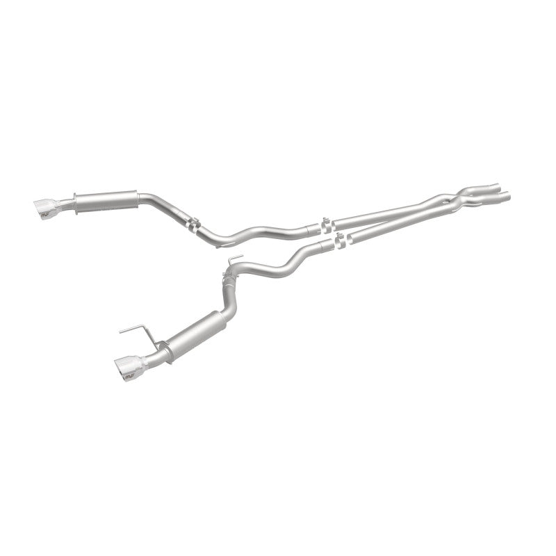 MagnaFlow Competition Series Cat-Back Exhaust - Ford Mustang V6 3.7L 2015-2017 - 2.5in Dual Split Rear Exit with Polished 4.5in Tips, view 34