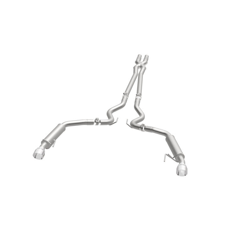 MagnaFlow Competition Series Cat-Back Exhaust - Ford Mustang V6 3.7L 2015-2017 - 2.5in Dual Split Rear Exit with Polished 4.5in Tips, view 36