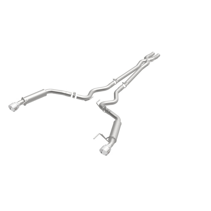 MagnaFlow Competition Series Cat-Back Exhaust - Ford Mustang V6 3.7L 2015-2017 - 2.5in Dual Split Rear Exit with Polished 4.5in Tips, view 38