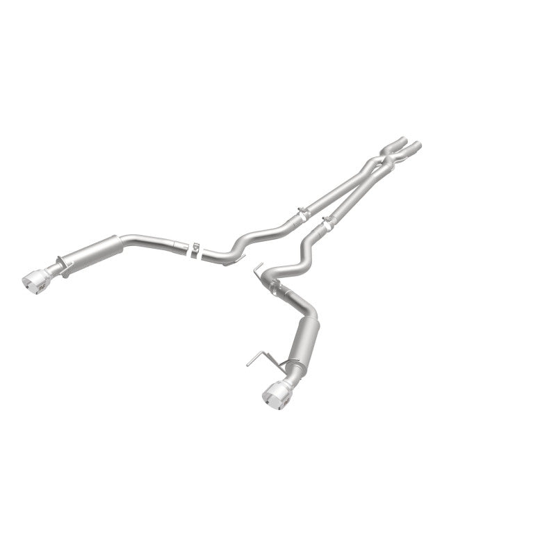 MagnaFlow Competition Series Cat-Back Exhaust - Ford Mustang V6 3.7L 2015-2017 - 2.5in Dual Split Rear Exit with Polished 4.5in Tips, view 38
