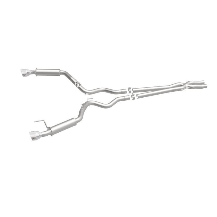 MagnaFlow Competition Series Cat-Back Exhaust - Ford Mustang V6 3.7L 2015-2017 - 2.5in Dual Split Rear Exit with Polished 4.5in Tips, view 39