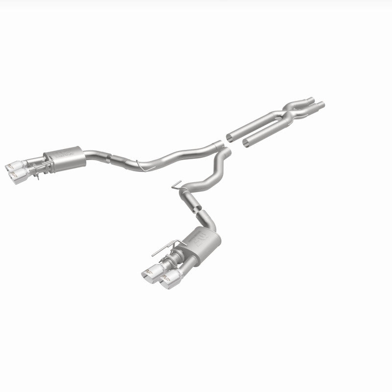 MagnaFlow Competition Series Cat-Back Exhaust - Ford Mustang GT 5.0L 2018-2023 - Dual Exit with Polished 4in Tips, view 11