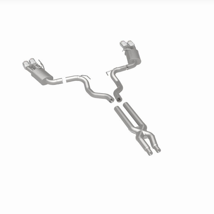 MagnaFlow Competition Series Cat-Back Exhaust - Ford Mustang GT 5.0L 2018-2023 - Dual Exit with Polished 4in Tips, view 12