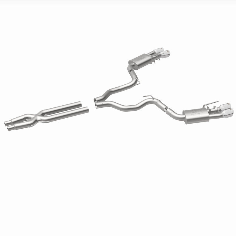 MagnaFlow Competition Series Cat-Back Exhaust - Ford Mustang GT 5.0L 2018-2023 - Dual Exit with Polished 4in Tips, view 18
