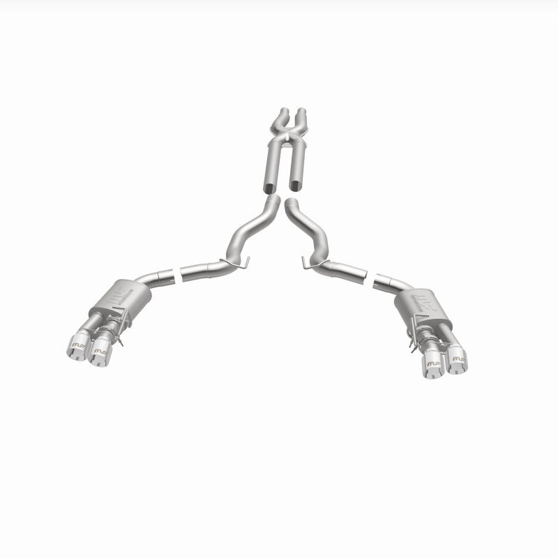 MagnaFlow Competition Series Cat-Back Exhaust - Ford Mustang GT 5.0L 2018-2023 - Dual Exit with Polished 4in Tips, view 26