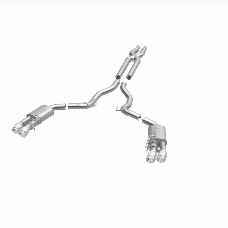 MagnaFlow Competition Series Cat-Back Exhaust - Ford Mustang GT 5.0L 2018-2023 - Dual Exit with Polished 4in Tips, view 43