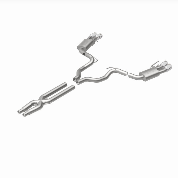 MagnaFlow Competition Series Cat-Back Exhaust - Ford Mustang GT 5.0L 2018-2023 - Dual Exit with Polished 4in Tips, view 45