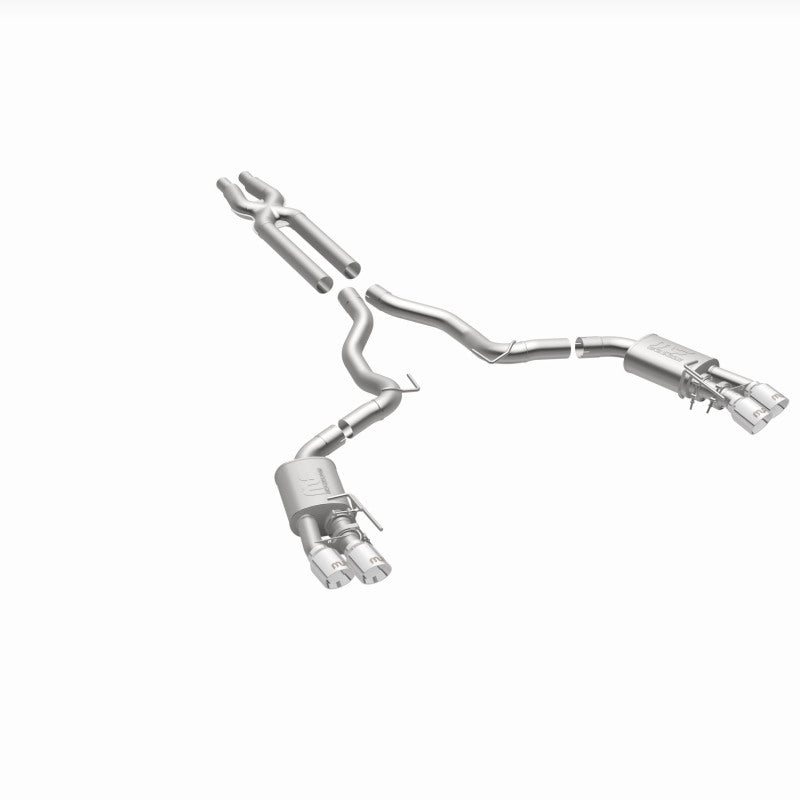 MagnaFlow Competition Series Cat-Back Exhaust - Ford Mustang GT 5.0L 2018-2023 - Dual Exit with Polished 4in Tips, view 9