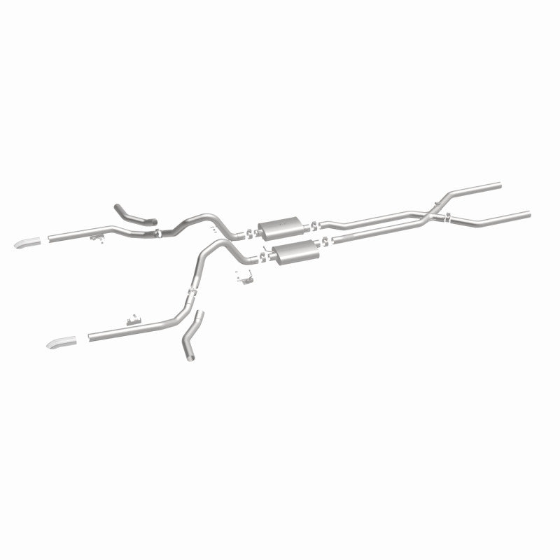 MagnaFlow Crossmember-Back Exhaust - Chevrolet Impala V8 1965-1969 - Multiple Exit Options, view 9