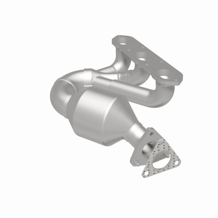MagnaFlow Direct-Fit Catalytic Converter Left - Porsche Boxster 2000-2004, 360 degree view