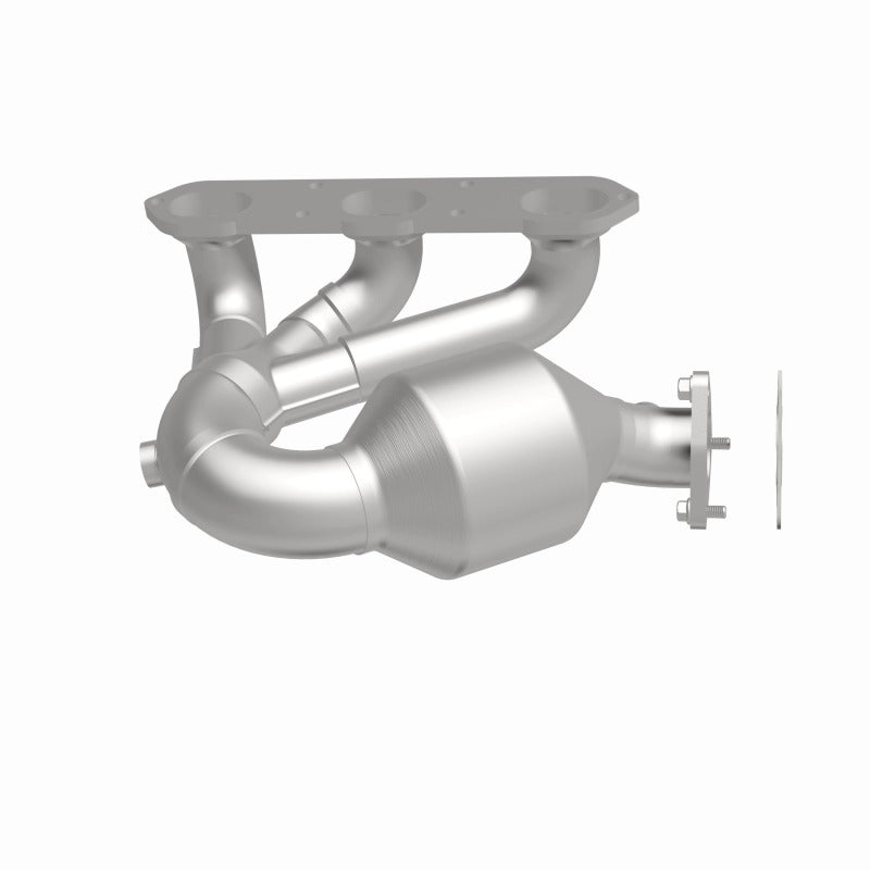 MagnaFlow Direct-Fit Catalytic Converter Left - Porsche Boxster 2000-2004, 360 degree view