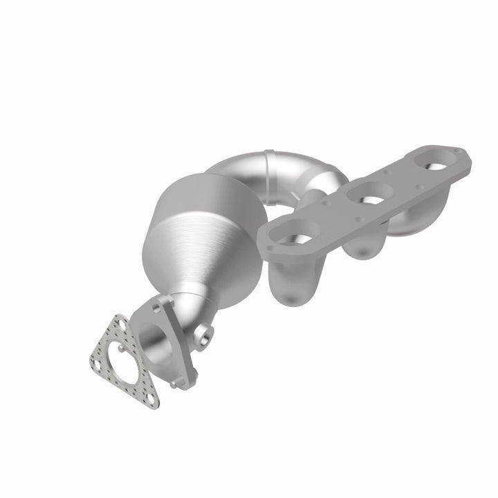 MagnaFlow Direct-Fit Catalytic Converter Left - Porsche Boxster 2000-2004, 360 degree view
