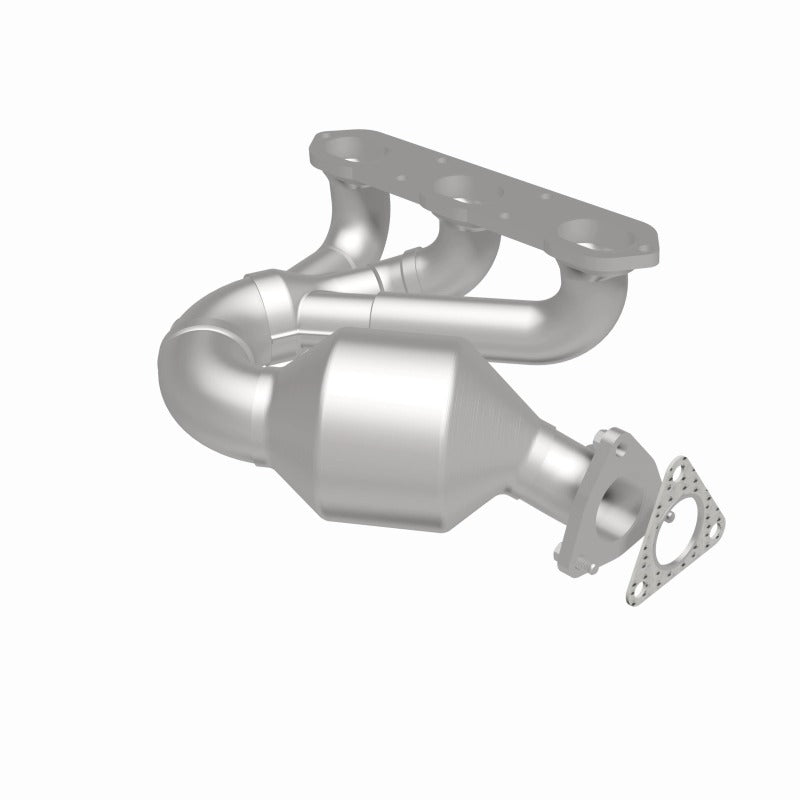 MagnaFlow Direct-Fit Catalytic Converter Left - Porsche Boxster 2000-2004, 360 degree view