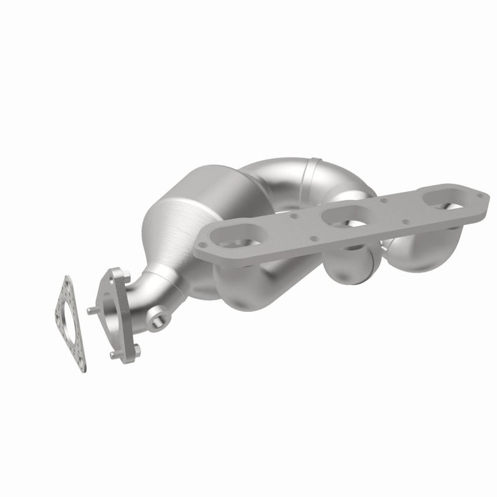 MagnaFlow Direct-Fit Catalytic Converter Left - Porsche Boxster 2000-2004, 360 degree view
