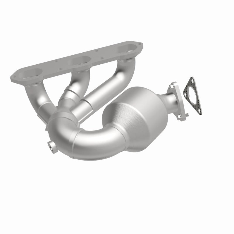 MagnaFlow Direct-Fit Catalytic Converter Left - Porsche Boxster 2000-2004, 360 degree view